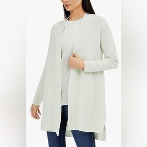 Eileen Fisher Womens
Organic Linen Blend
Open Front Cardigan Sweater